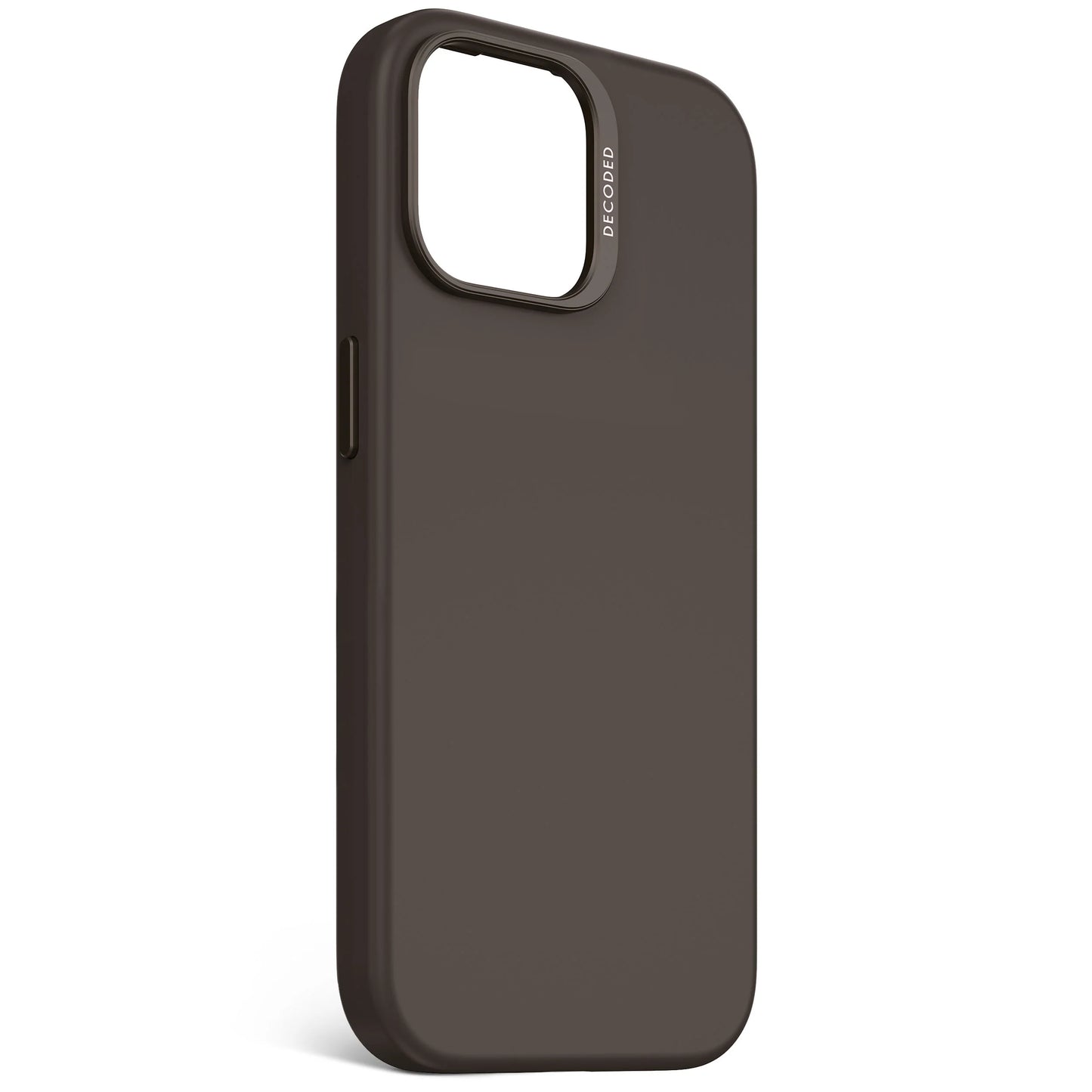 Decoded Antimicrobial Silicone Backcover voor iPhone 15 - Phantom Zwart