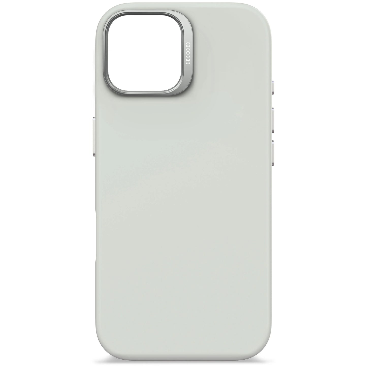 EOL Decoded Antimicrobial Silicone Backcover pour iPhone 15 - Gris