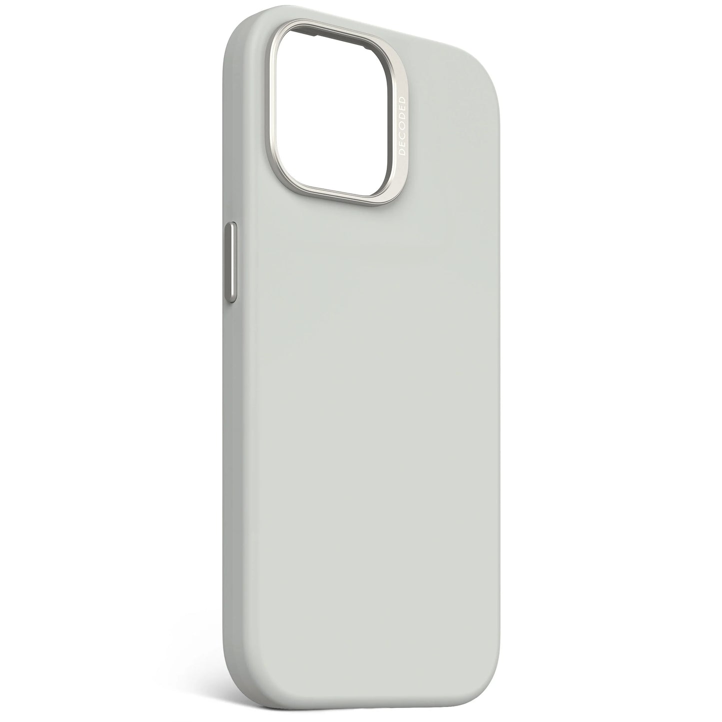 EOL Decoded Antimicrobial Silicone Backcover pour iPhone 15 - Gris