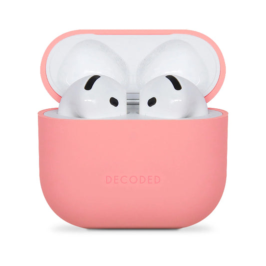 Decoded Silicone AirCase pour AirPods 4 - Rose