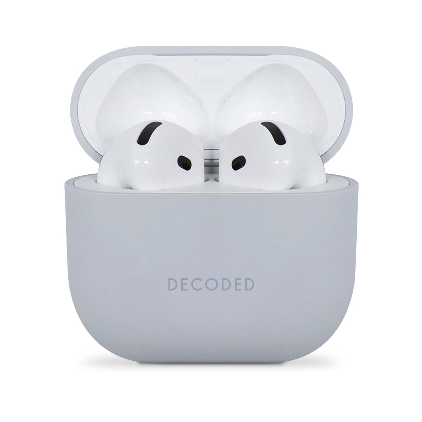 Decoded Silicone AirCase pour AirPods 4 - Gris