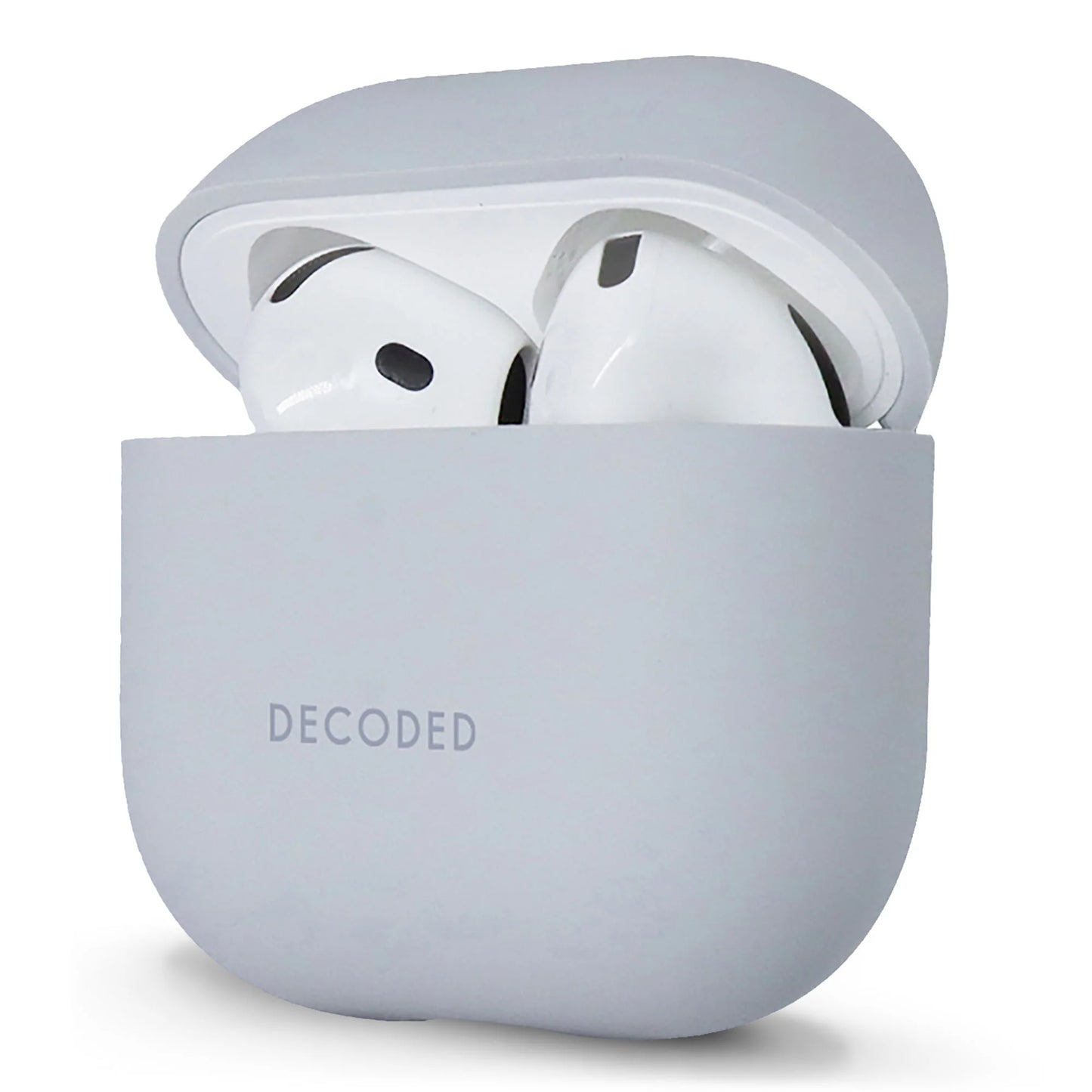 Decoded Silicone AirCase pour AirPods 4 - Gris