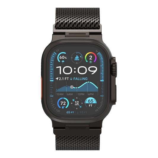 Decoded Milan Traction Band - 44/45/46/49 mm - Zwart