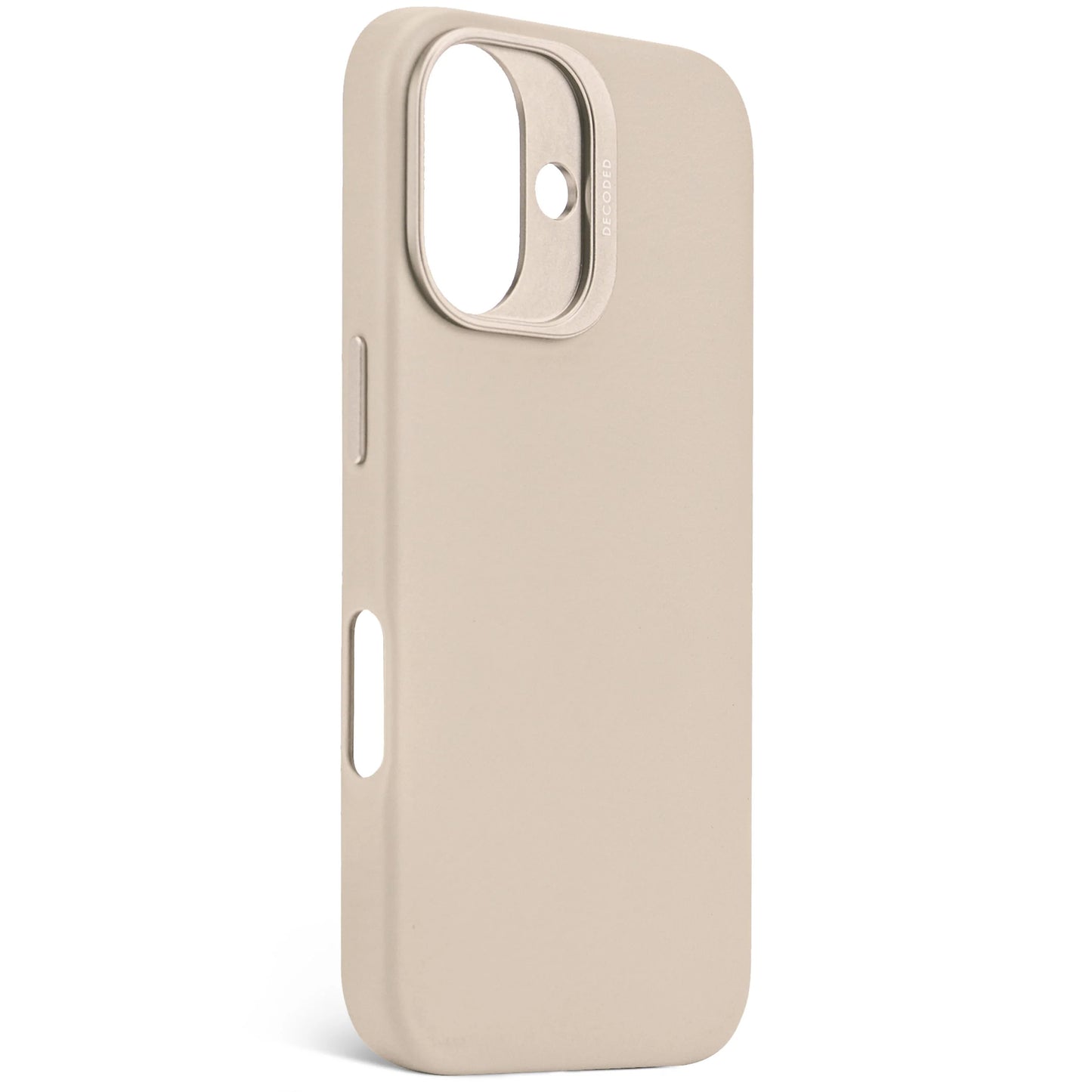 EOL Decoded Housse en cuir pour iPhone 16 - Argile