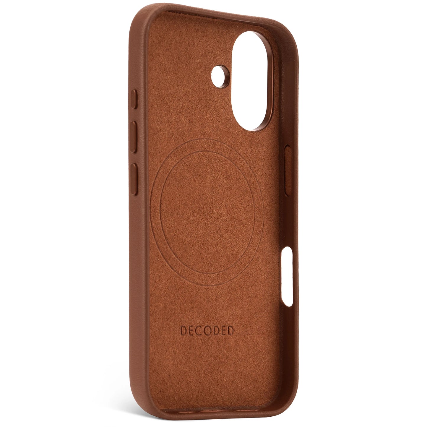 EOL Decoded Leren hoesje voor iPhone 16 - Bruin