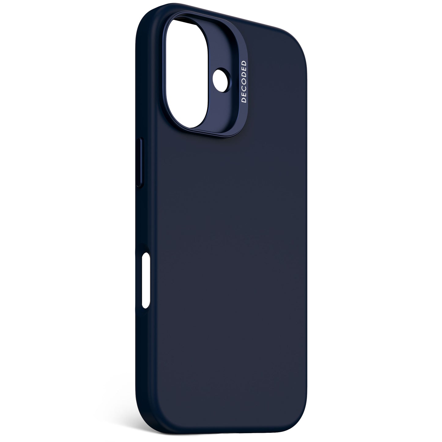 EOL Decoded Antimicrobial Silicone Backcover voor iPhone 16 - Marineblauw