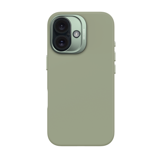 EOL Decoded Antimicrobial Silicone Backcover pour iPhone 16 - Jade