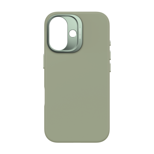 EOL Decoded Antimicrobial Silicone Backcover pour iPhone 16 - Jade