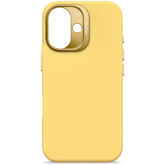 EOL Decoded Antimicrobial Silicone Backcover voor iPhone 16 - Popcorn Geel