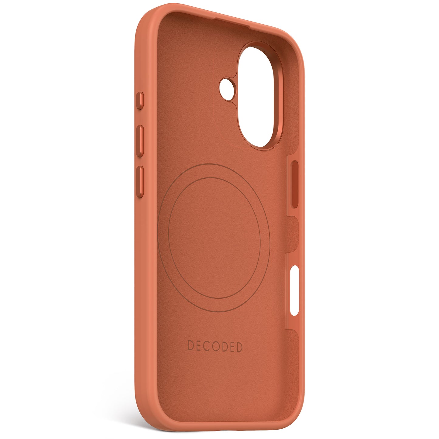 EOL Decoded Antimicrobial Silicone Backcover voor iPhone 16 - Terra