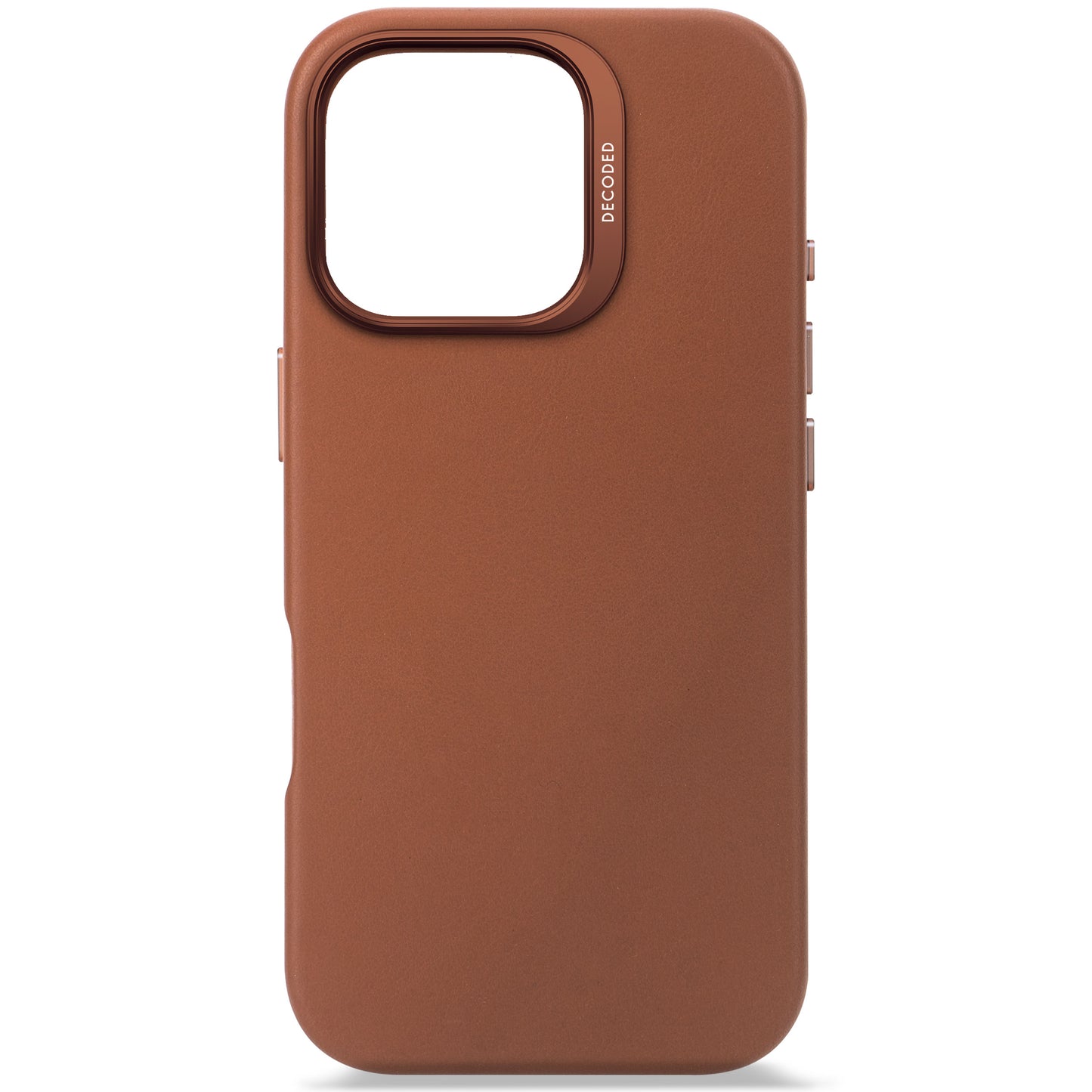 EOL Decoded Housse en cuir pour iPhone 16 Pro - Brun