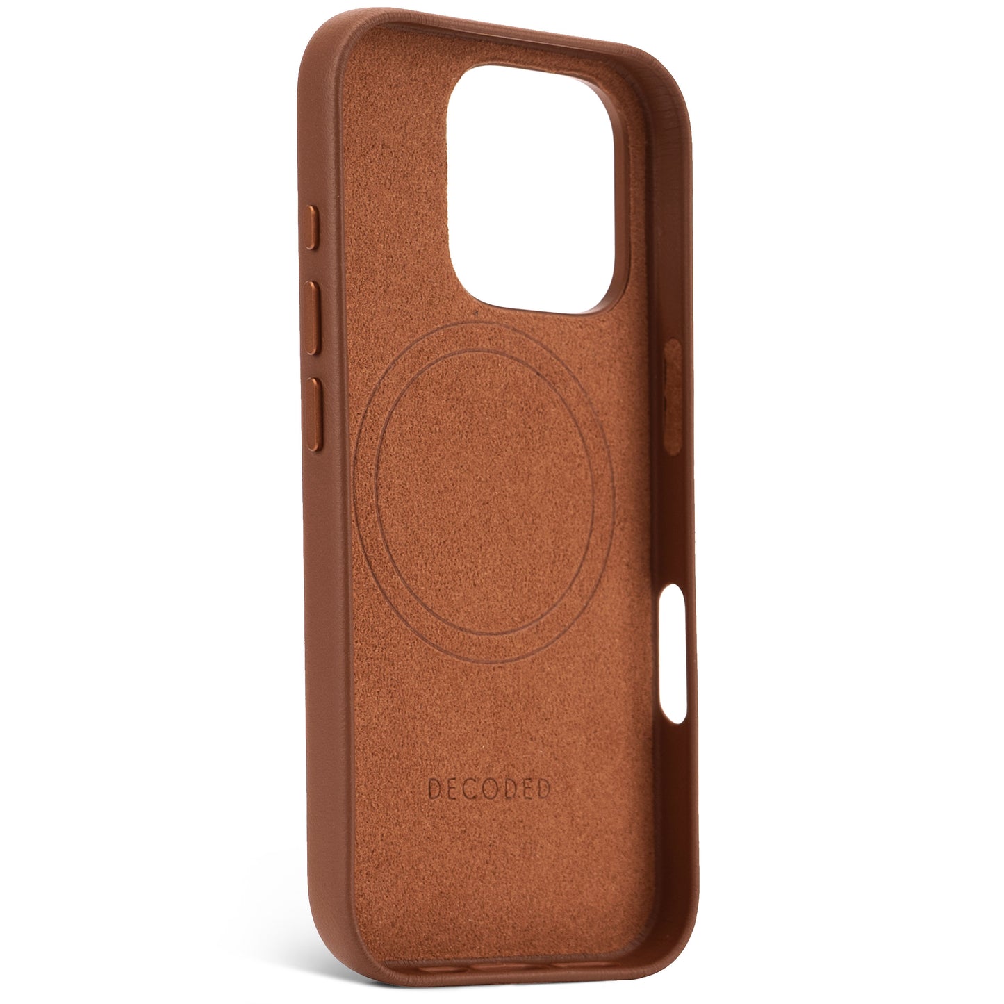 EOL Decoded Housse en cuir pour iPhone 16 Pro - Brun