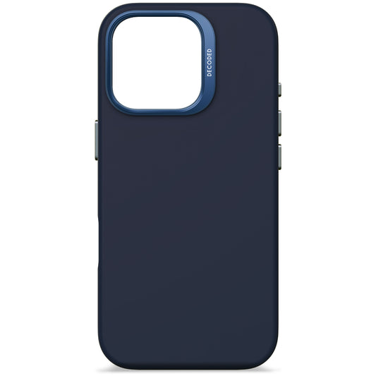 EOL Decoded Antimicrobial Silicone Backcover voor iPhone 16 Pro - Marineblauw