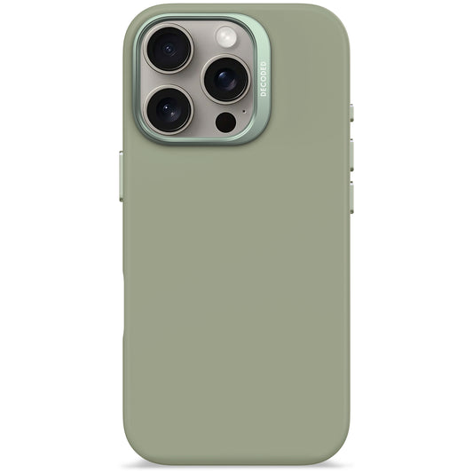 EOL Decoded Antimicrobial Silicone Backcover voor iPhone 16 Pro - Jade