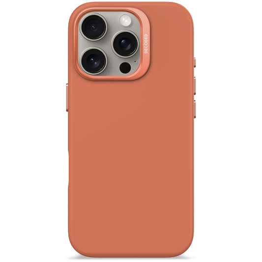 EOL Decoded Antimicrobial Silicone Backcover voor iPhone 16 Pro - Terra