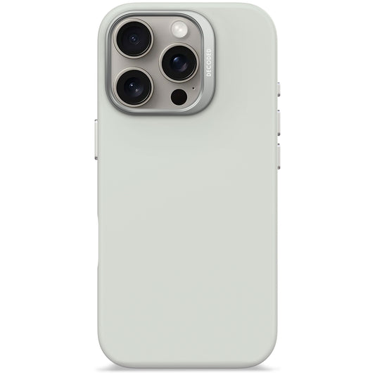 EOL Decoded Antimicrobial Silicone Backcover voor iPhone 16 Pro - Steengrijs