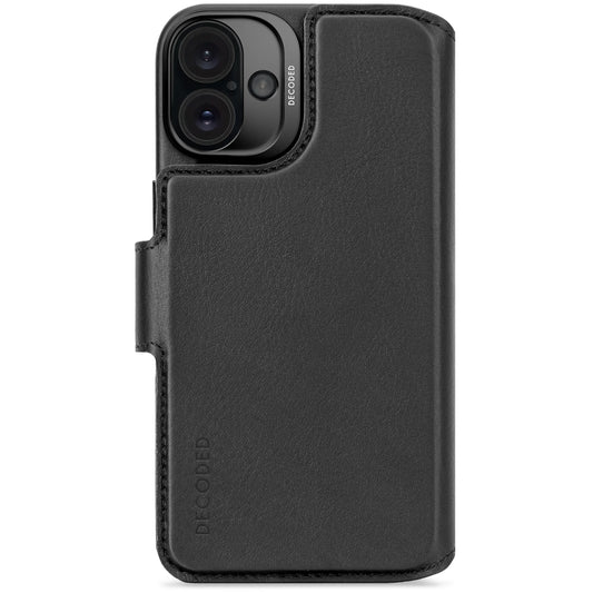 EOL Decoded Detachable Wallet voor iPhone 16 Plus - Zwart