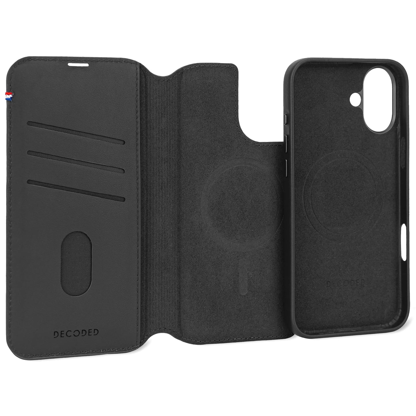 EOL Decoded Detachable Wallet voor iPhone 16 Plus - Zwart