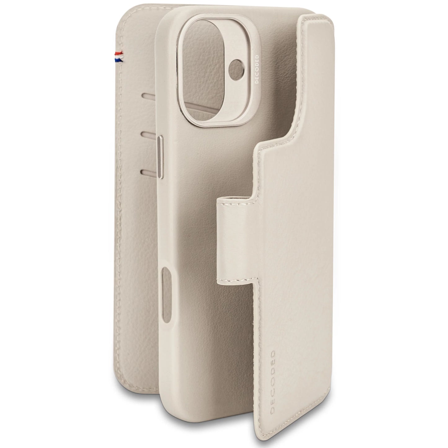 EOL Decoded Detachable Wallet voor iPhone 16 Plus - Argile