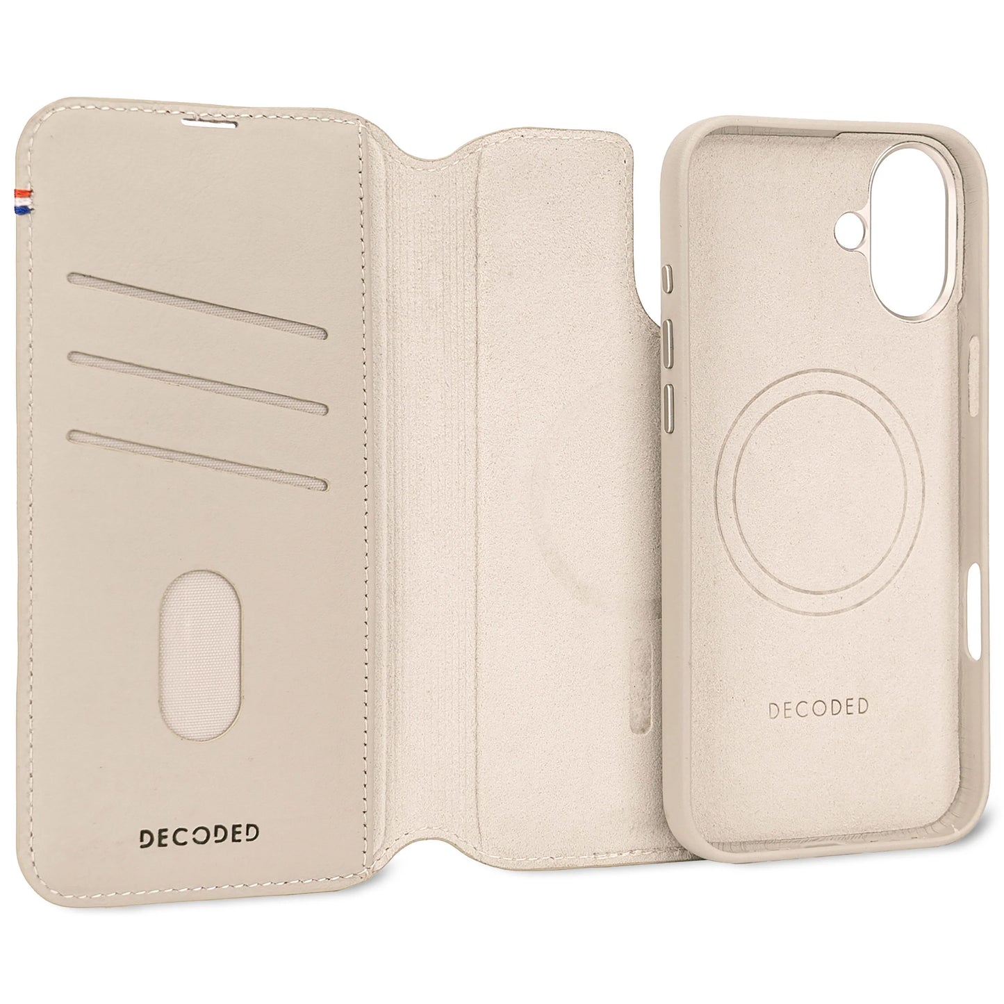 EOL Decoded Detachable Wallet voor iPhone 16 Plus - Argile