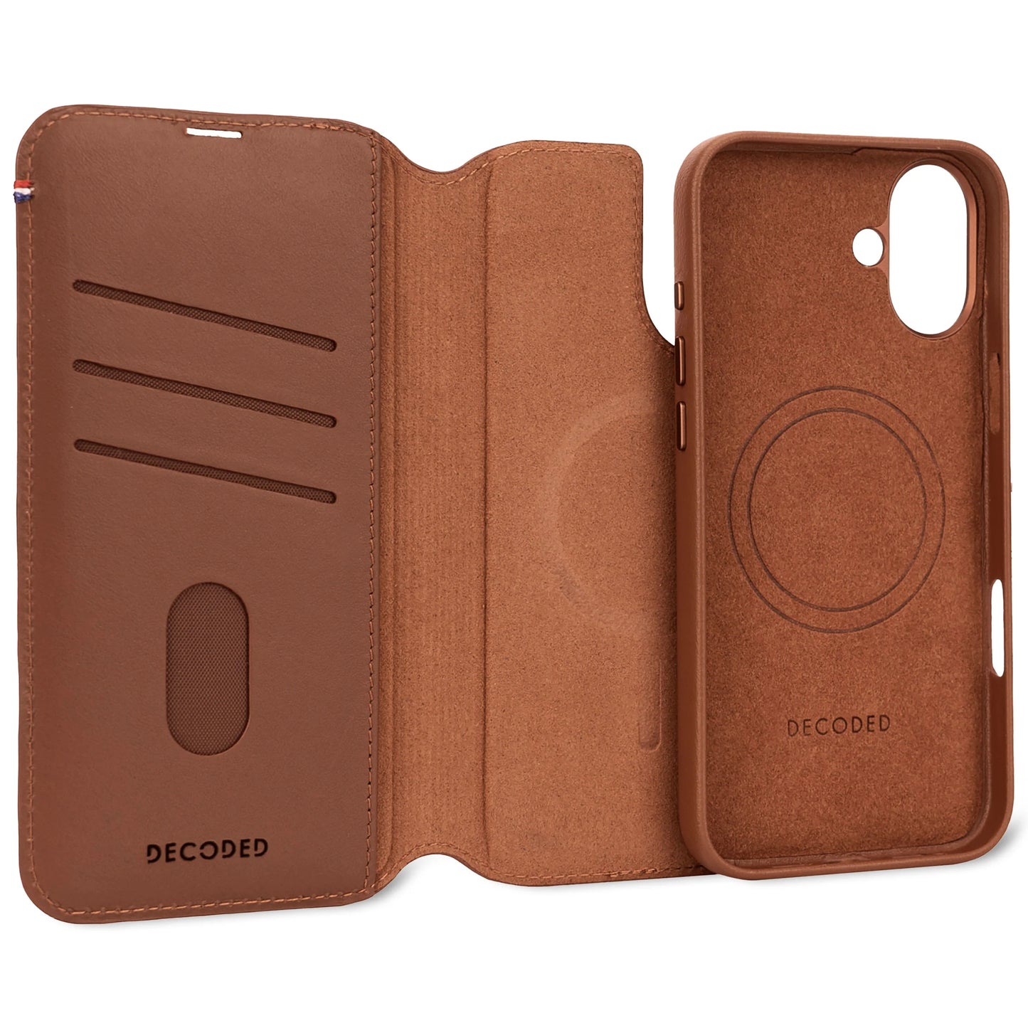 EOL Decoded Detachable Wallet voor iPhone 16 Plus - Brun