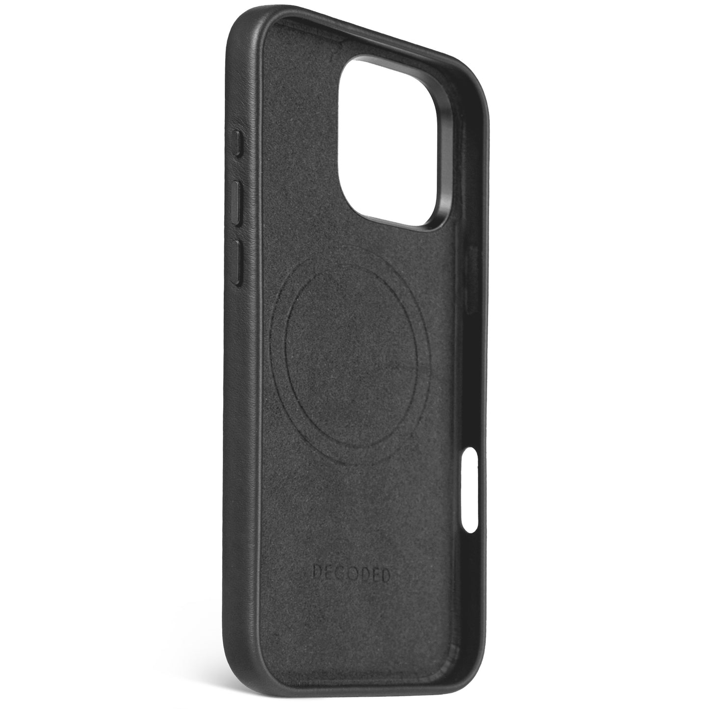 Decoded Leren hoesje voor iPhone 16 Pro Max - Zwart