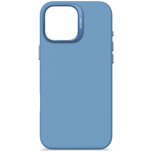 EOL Decoded Antimicrobial Silicone Backcover pour iPhone 16 Pro Max - Bleu ciel