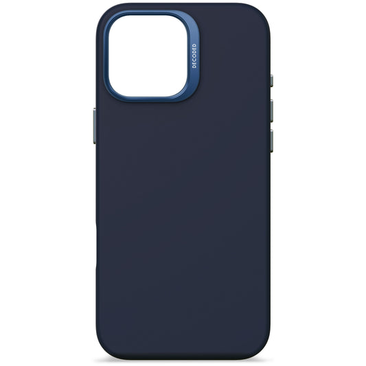 EOL Decoded Antimicrobial Silicone Backcover voor iPhone 16 Pro Max - Marineblauw