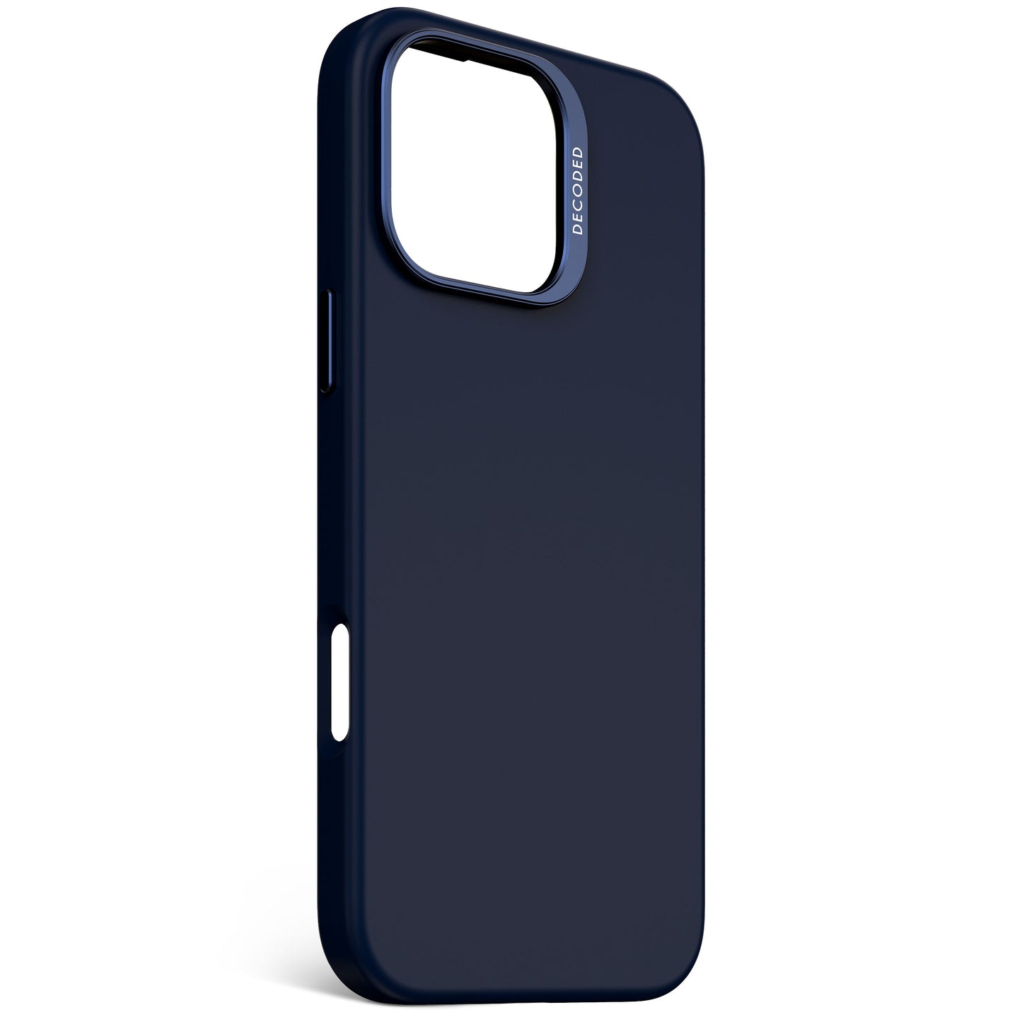 EOL Decoded Antimicrobial Silicone Backcover voor iPhone 16 Pro Max - Marineblauw