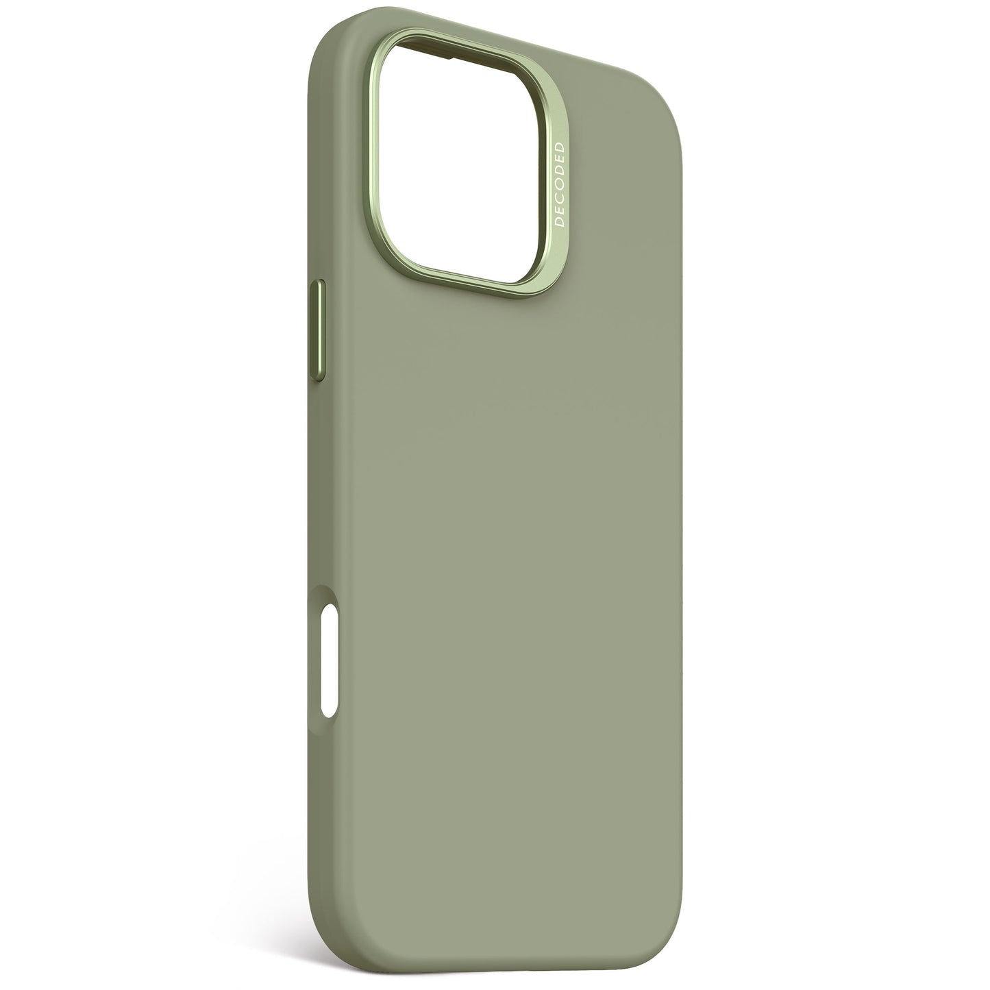 EOL Decoded Antimicrobial Silicone Backcover voor iPhone 16 Pro Max - Jade