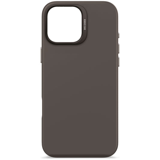 Decoded Antimicrobial Silicone Backcover pour iPhone 16 Pro Max - Phantom Noir