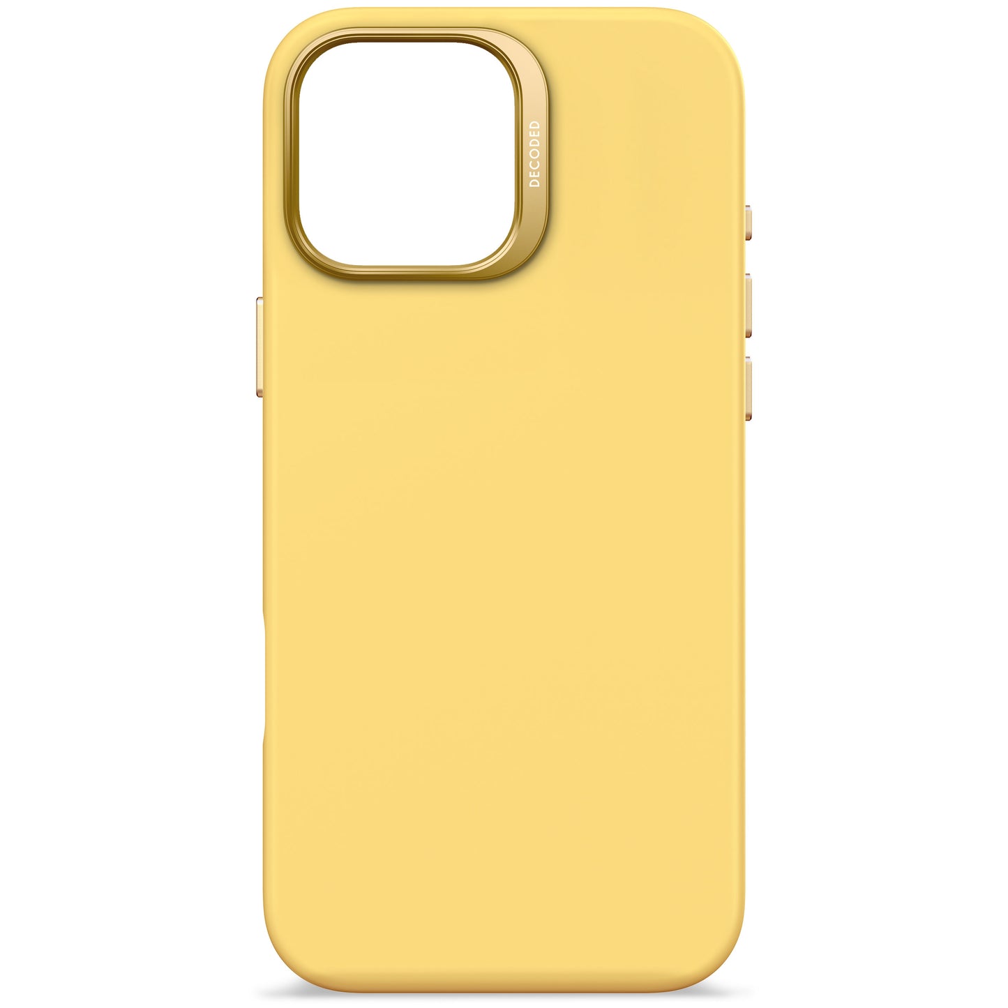 EOL Decoded Antimicrobial Silicone Backcover pour iPhone 16 Pro Max - Popcorn Jaune