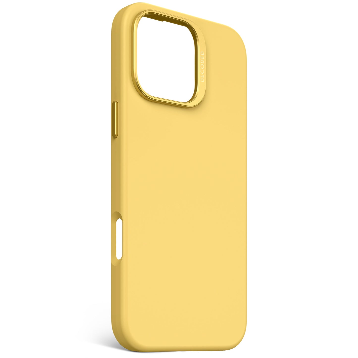 EOL Decoded Antimicrobial Silicone Backcover pour iPhone 16 Pro Max - Popcorn Jaune