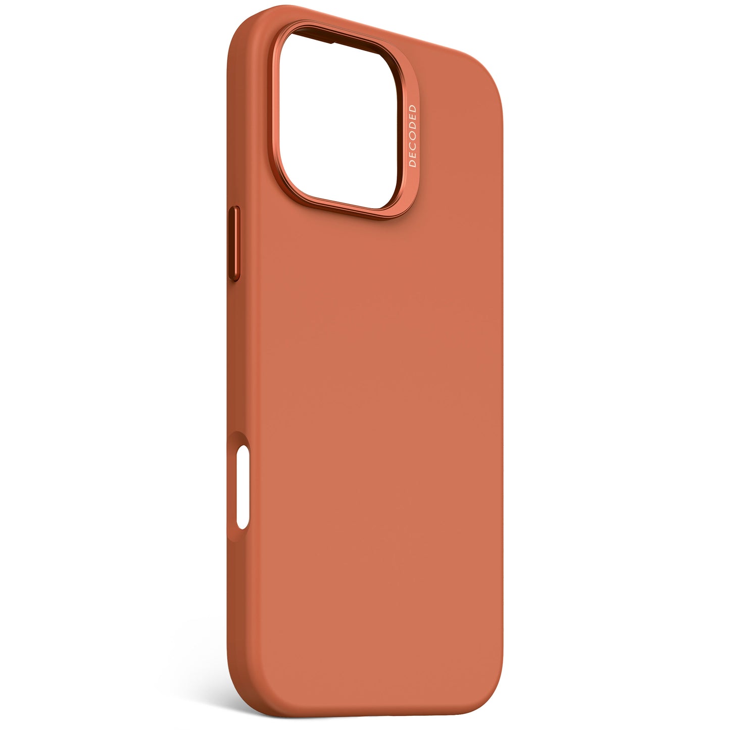 EOL Decoded Antimicrobial Silicone Backcover voor iPhone 16 Pro Max - Terra
