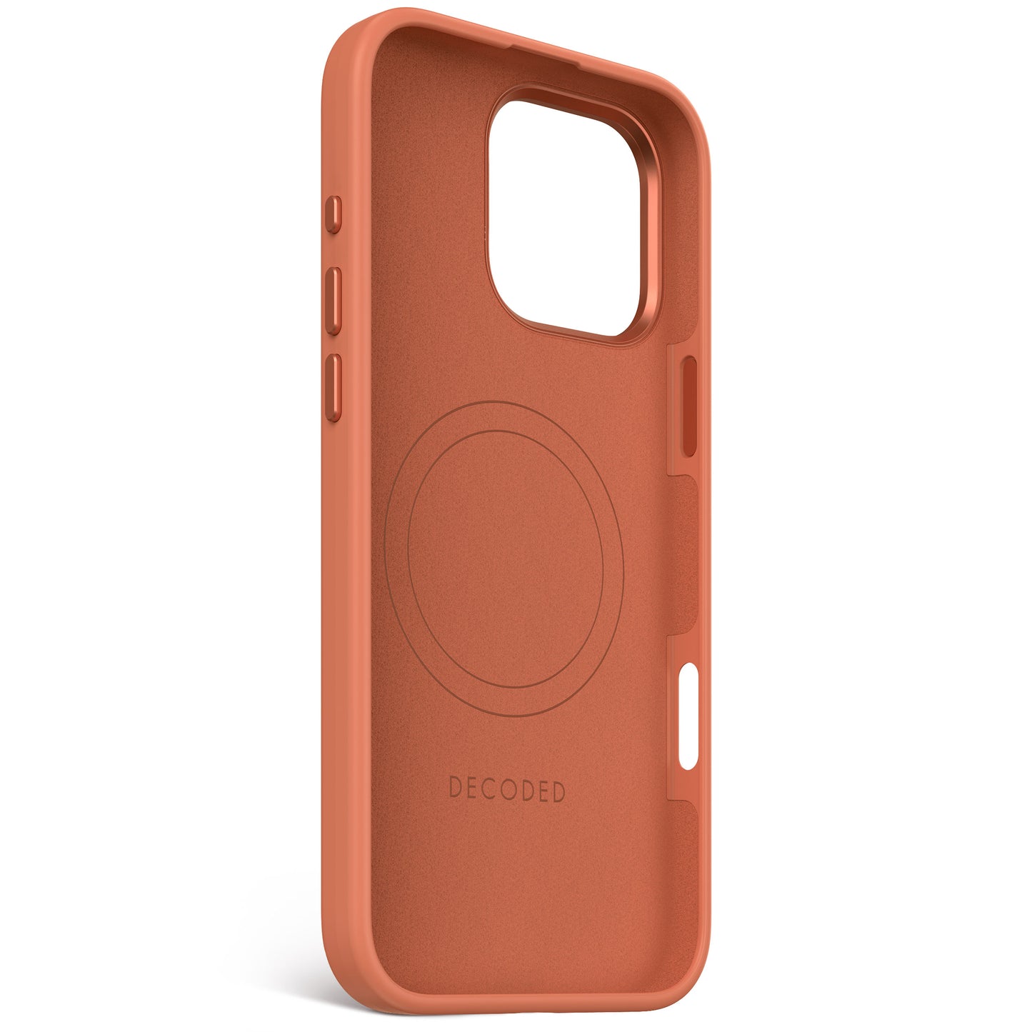 EOL Decoded Antimicrobial Silicone Backcover voor iPhone 16 Pro Max - Terra