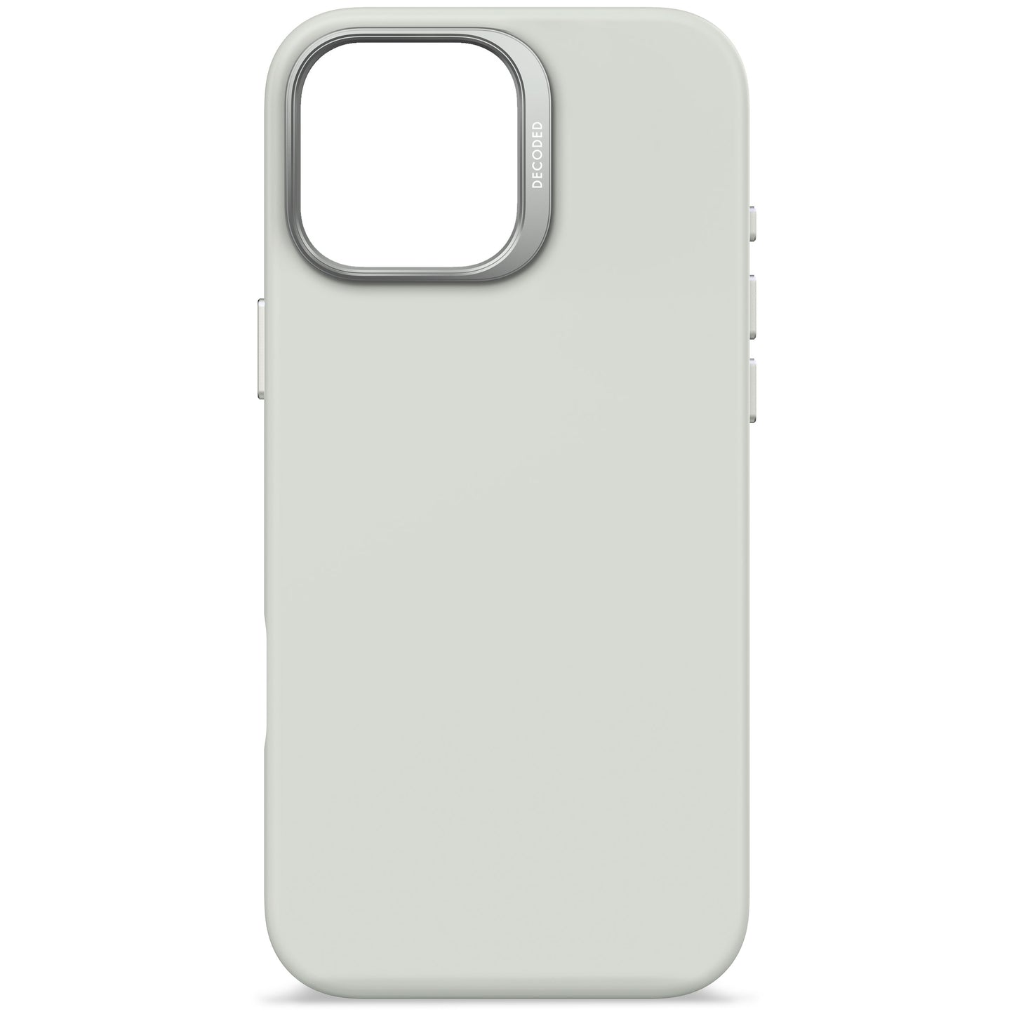 EOL Decoded Antimicrobial Silicone Backcover voor iPhone 16 Pro Max - Steengrijs