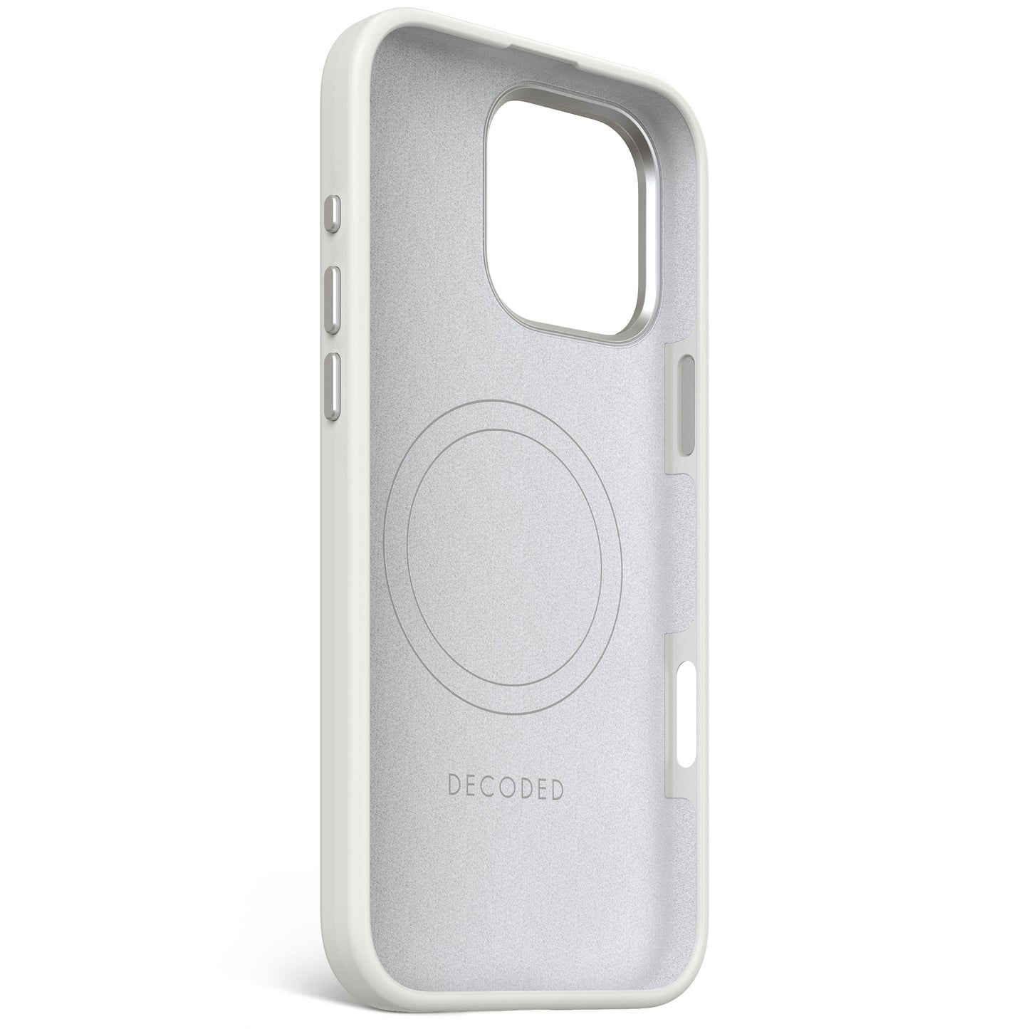 EOL Decoded Antimicrobial Silicone Backcover voor iPhone 16 Pro Max - Steengrijs