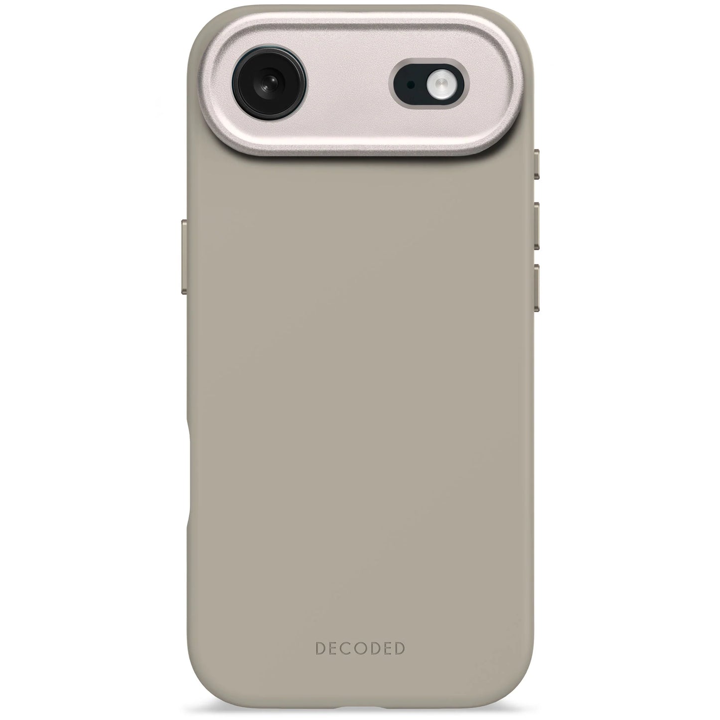 Decoded Antimicrobial Silicone Backcover voor iPhone Air - Soft Taupe