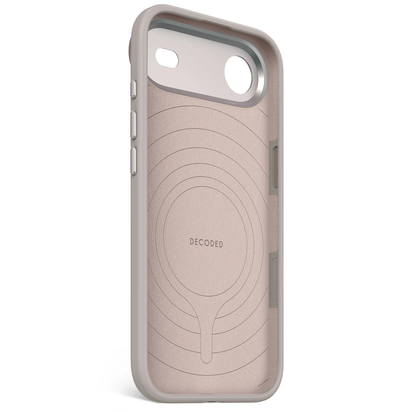 Decoded Antimicrobial Silicone Backcover voor iPhone Air - Soft Taupe
