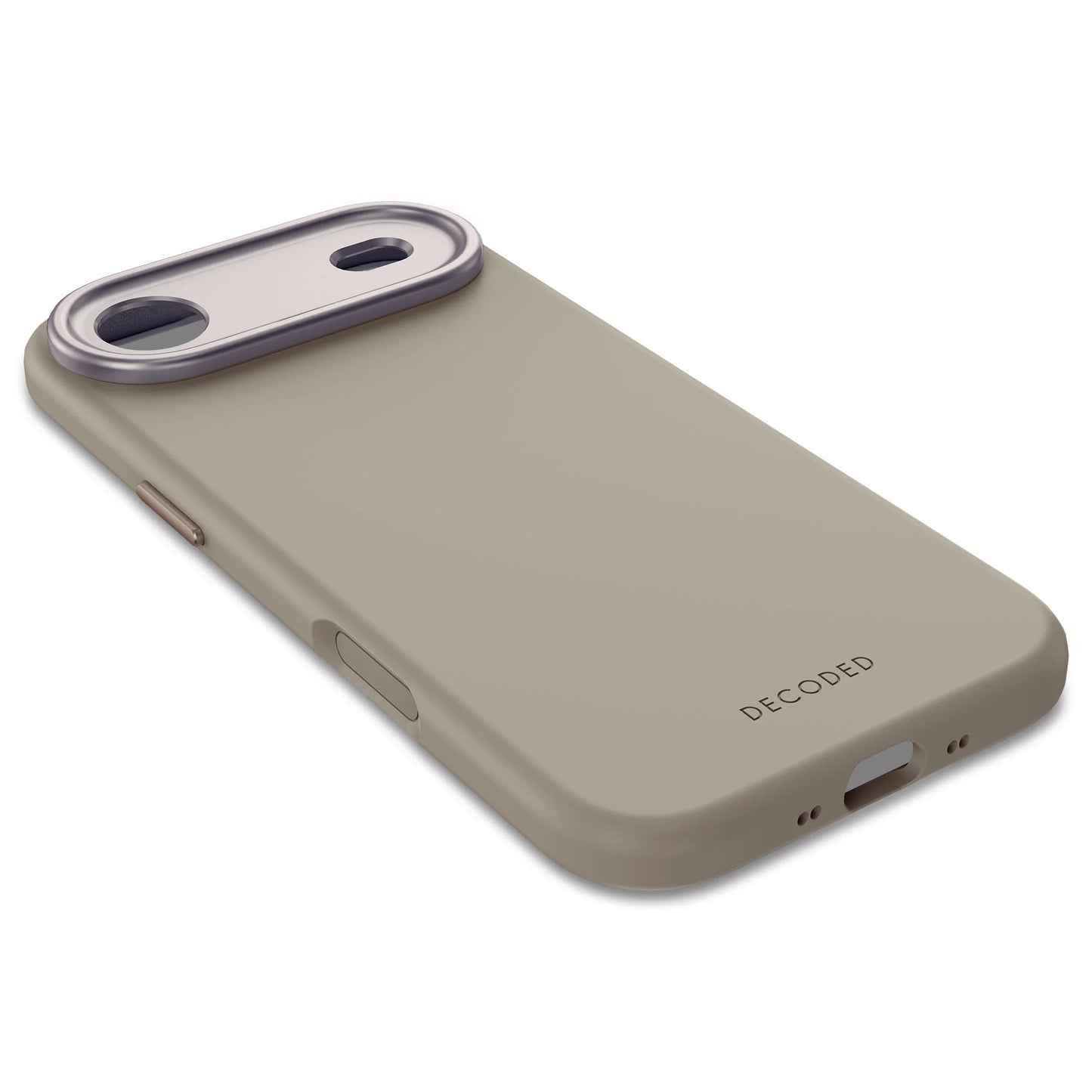 Decoded Antimicrobial Silicone Backcover voor iPhone Air - Soft Taupe