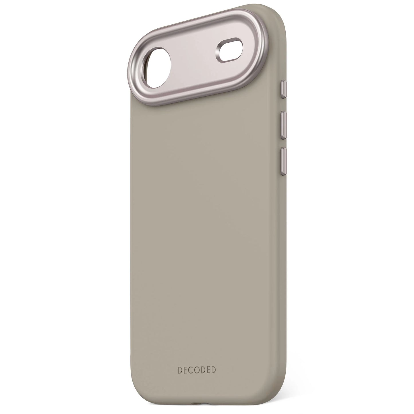 Decoded Antimicrobial Silicone Backcover voor iPhone Air - Soft Taupe