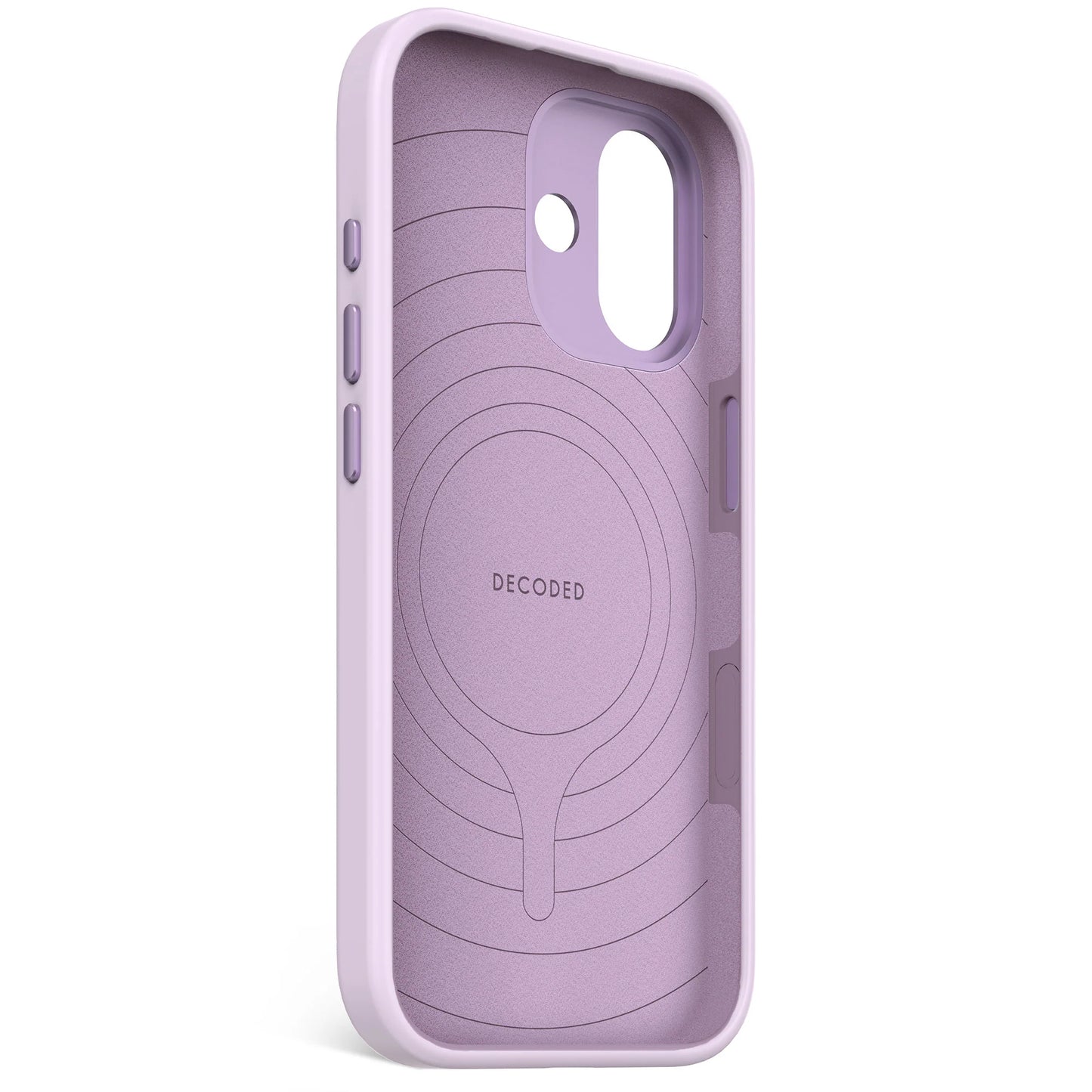 Decoded Antimicrobial Silicone Backcover voor iPhone 17 - Lavendel