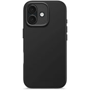Decoded Antimicrobial Silicone Backcover voor iPhone 17 - Phantom Zwart