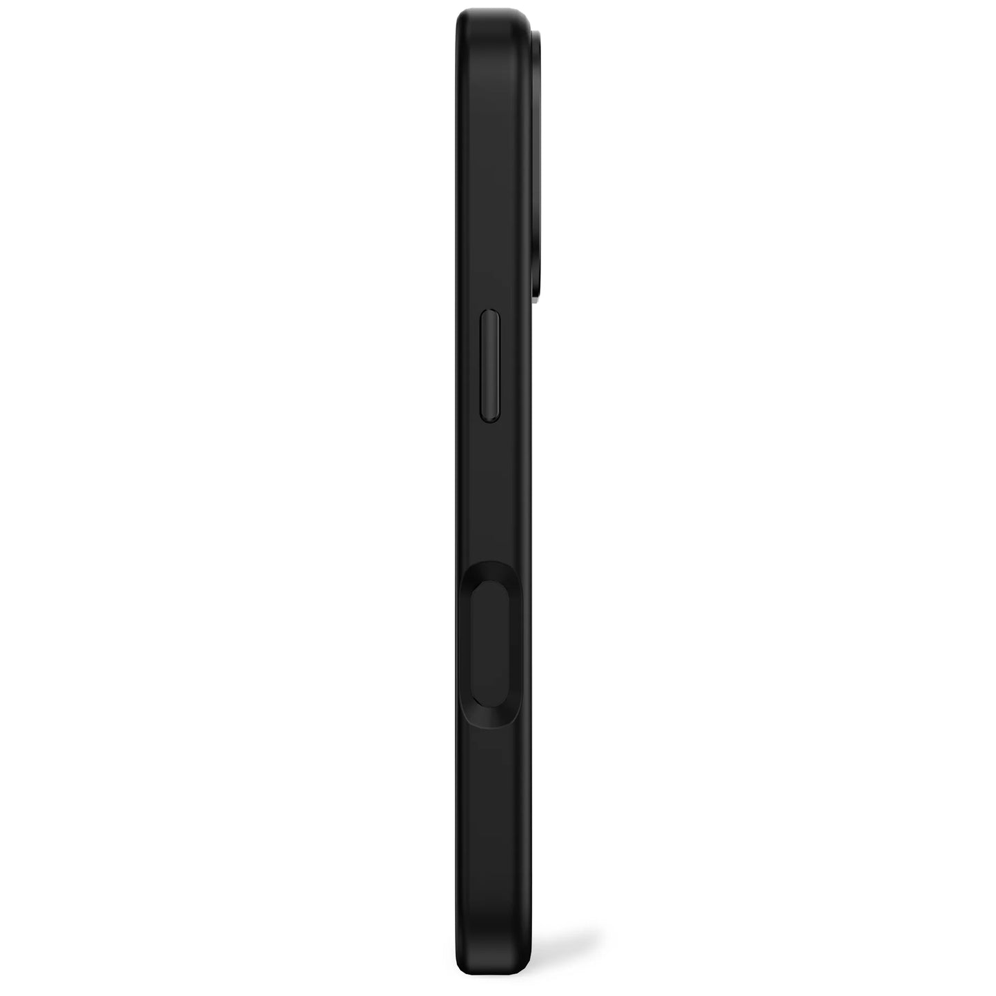 Decoded Antimicrobial Silicone Backcover voor iPhone 17 - Phantom Zwart