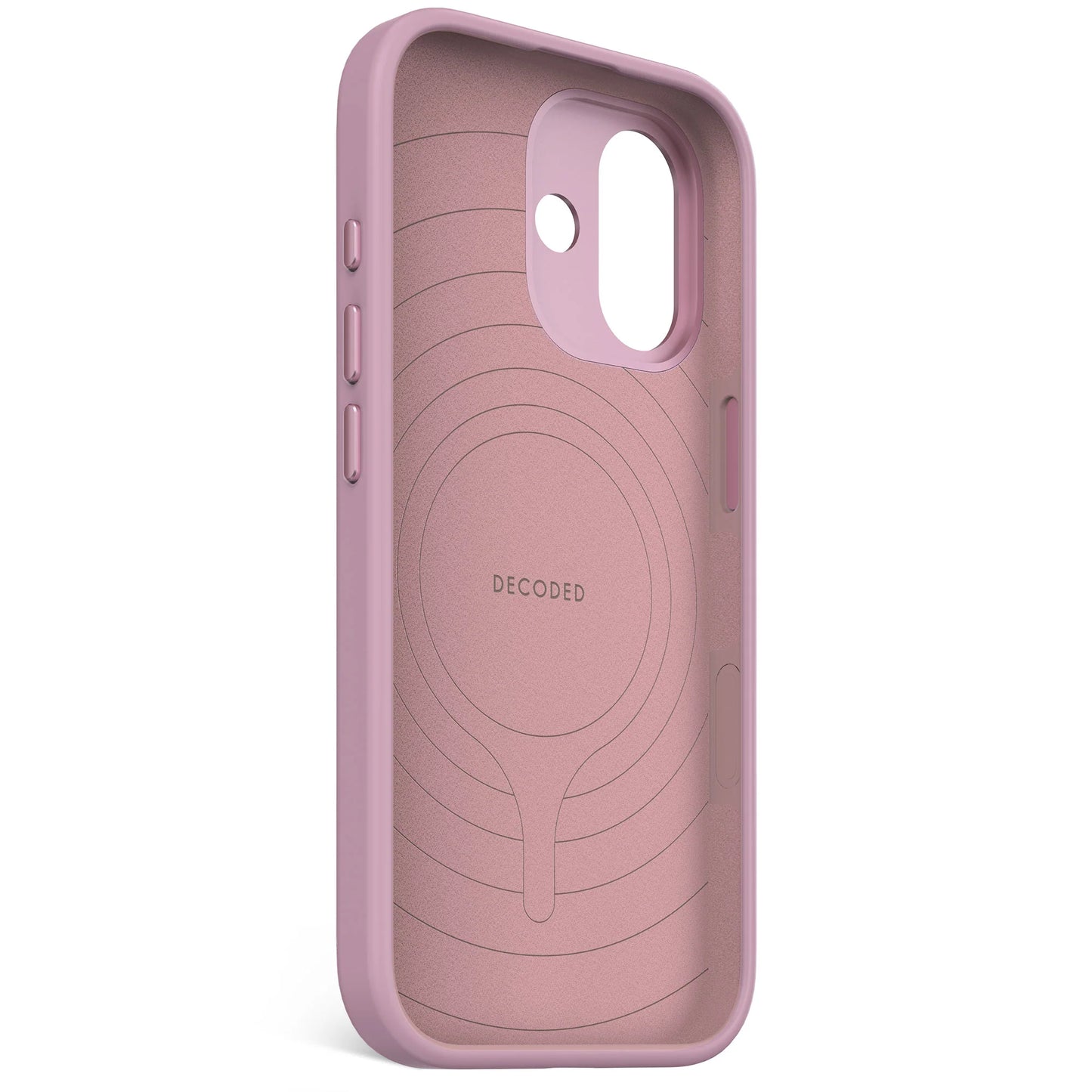 Decoded Antimicrobial Silicone Backcover voor iPhone 17 - Rosette