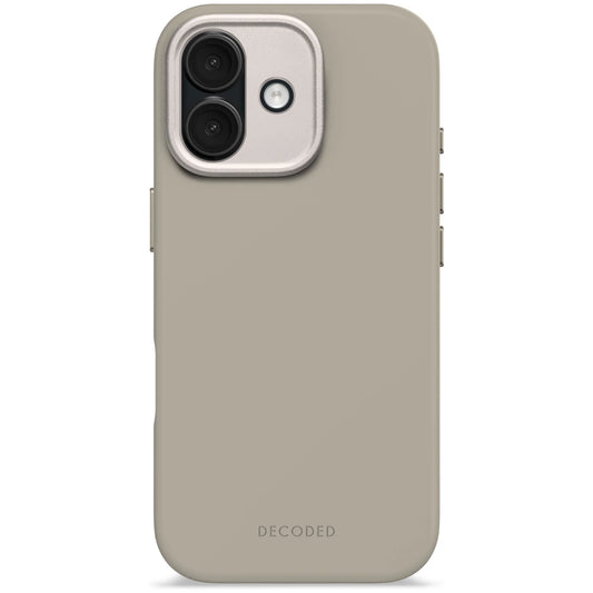 Decoded Antimicrobial Silicone Backcover voor iPhone 17 - Soft Taupe