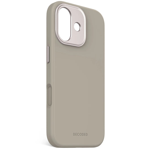 Decoded Antimicrobial Silicone Backcover voor iPhone 17 - Soft Taupe