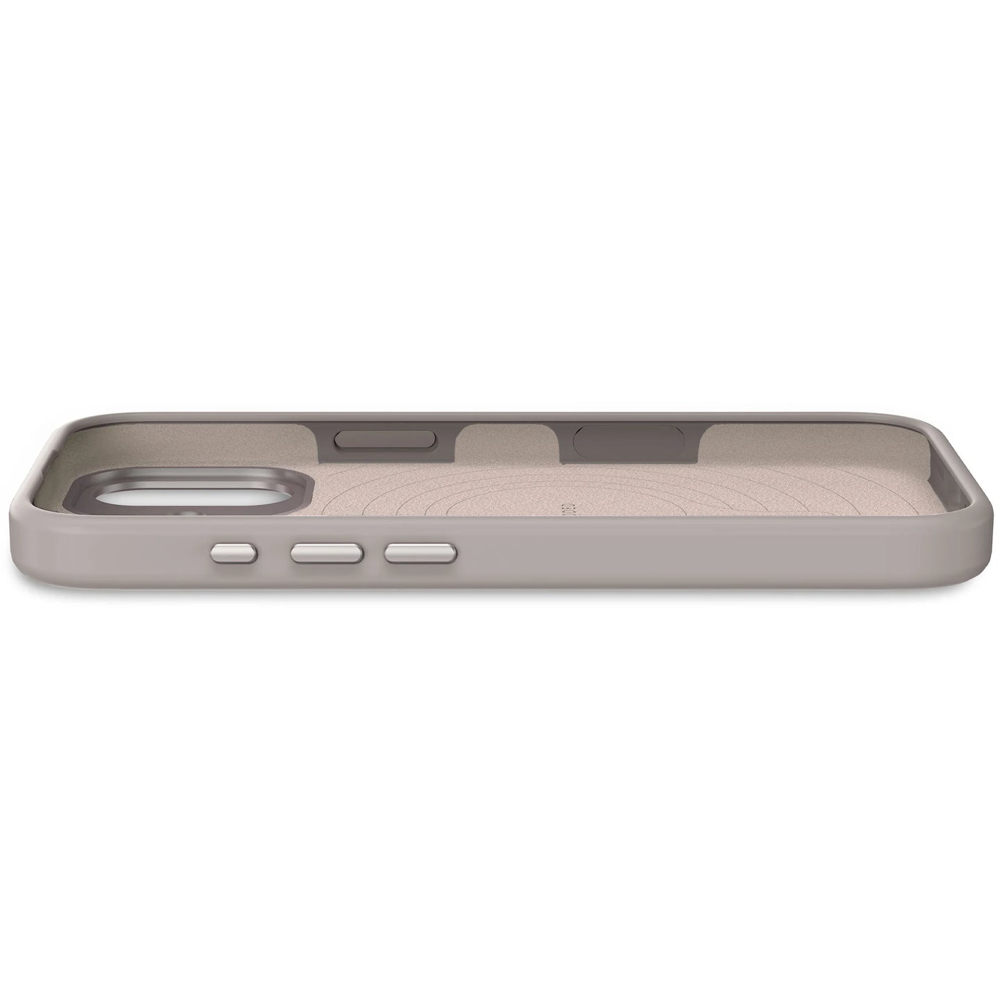 Decoded Antimicrobial Silicone Backcover voor iPhone 17 - Soft Taupe