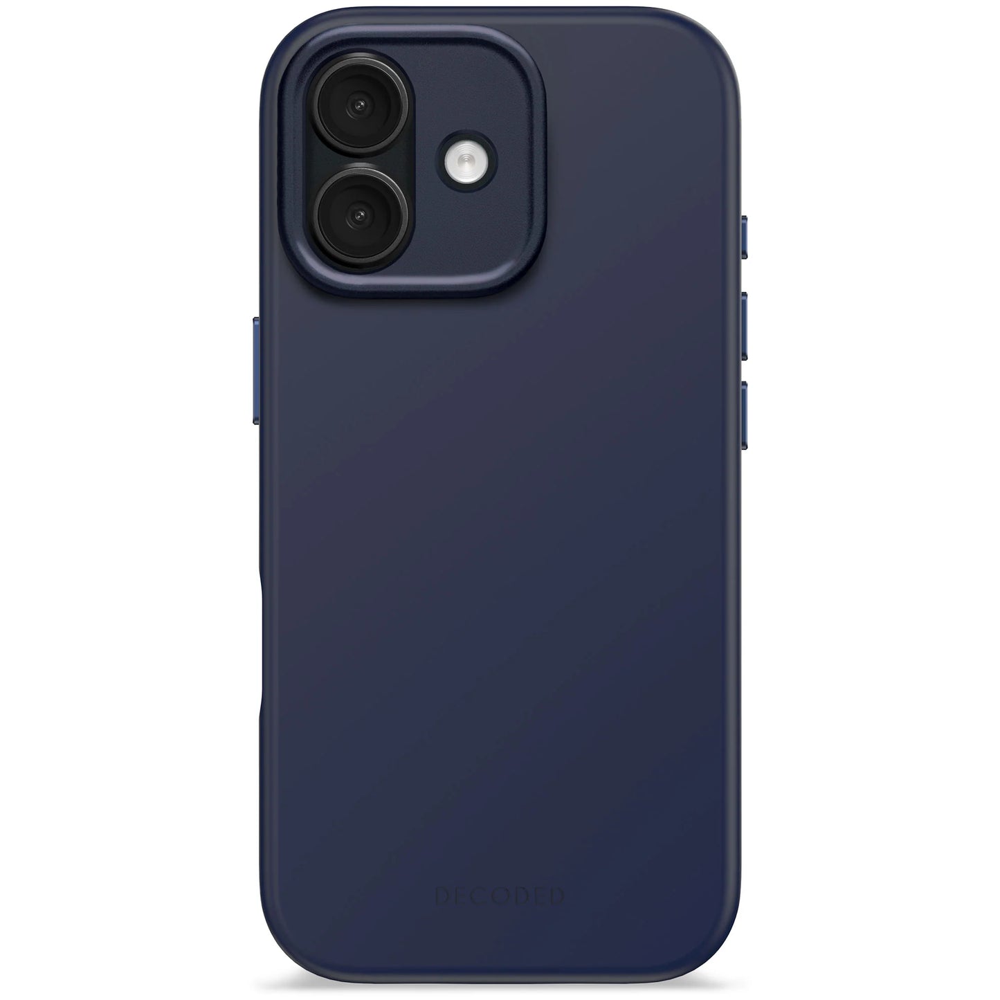 Decoded Antimicrobial Silicone Backcover voor iPhone 17 - Marineblauw