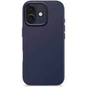 Decoded Antimicrobial Silicone Backcover voor iPhone 17 - Marineblauw